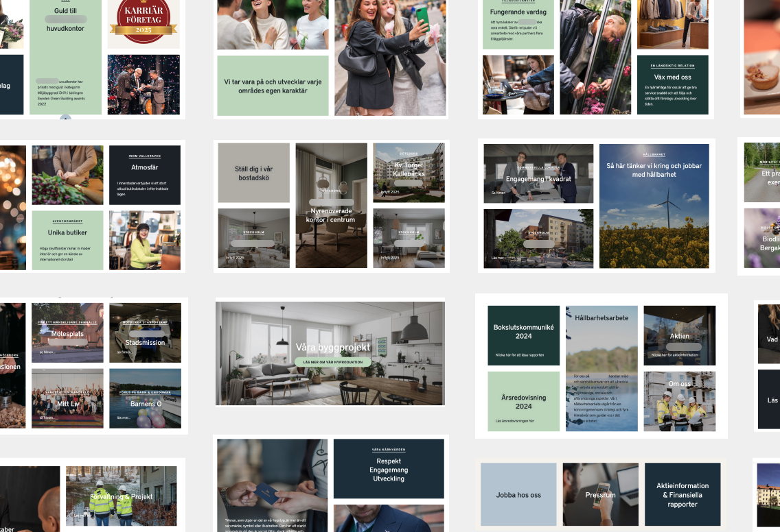 Examples from the old website.